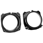 Supports haut - parleur compatible avec ford fiesta mazda 121 - d130mm