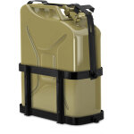 Support pour jerrican automobile, pour 10 & 20 l, rserve, porte bidon , mtal, support rcipient, noir ...