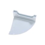 Support lateral droit blanc de visiere pour hotte cata