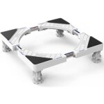 Support de machine � laver base pour frigo lave - linge s�che - linge r�glable en longueur 50cm - 66cm ...