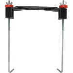 Support de maintien de batterie, barre transversale universelle avec boulons en j de 10 pouces pour batteries ...
