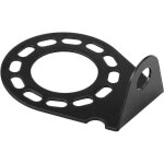 Support de montage m�tal pour prise 7 / 13 broches caravane remorque noire