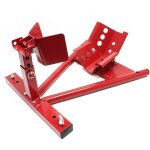 Wiltec - bloque roue de moto pour pneu avant ? 620 x 510 x 330 mm ? en acier ? pour  90 - 130 mm 13 ...