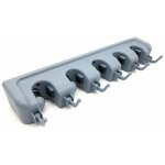Support mural 11 accessoires avec 5 porte - outils jardin / atelier et 6 cintres - 405 mm longueur - ... Support mural 11 accessoires avec 5 porte - outils jardin / atelier et 6 cintres - 405 mm longueur - ...