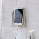 Support mural en acrylique pour t�l�phone portable avec t�l�commande 1 case