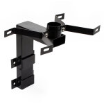 Support mural pour bote aux lettres design style amricain, 50 x 120 x 250 mm, couleur noire, acier ...