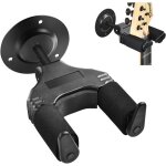 Support mural guitare verrouillage automatique, porte accroche guitare mural antid�rapant, crochet de ...