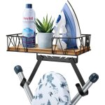 Support mural pour planche � repasser ? fer � repasser et planche � repasser avec grand panier de rangement ...