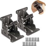 Support mural rabattable pliable avec charni�res autobloquantes et verrouillage invisible - extension ...