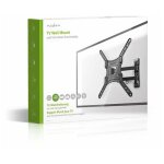 Nedis - support mural pour televiseur a mouvement complet 23 55 poids maximum de lecran supporte 30 kg ...