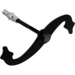 Clavette forge avec pyramide noire - 28 mm