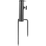 Support de parasol en acier pour plage, jardin, pelouse et ext�rieur - ancrage de sable et support de ...