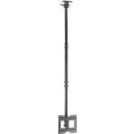 Aisens - support de plafond pivotant, inclinable et extensible pour moniteur / tv 50kg 23 - 43, noir
