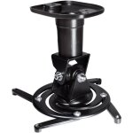 Support plafond pour projecteur my wall h16 - 1sl inclinable, rotatif noir