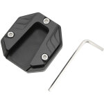Support de plaque de b�quille lat�rale de moto accessoire de support de plaque de b�quille haute r�sistance ...