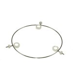 Support plateau � roulettes (72x9349, as0080843) four micro - ondes ariston hotpoint brandt de dietrich, ...