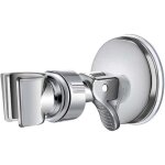 Support de pommeau de douche rempla�able, support de pommeau de douche rotatif � 360� avec ventouse (base ...