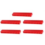 Support porte - embouts 5 pi�ces 12 trous bande de stockage d'embouts tournevis tige hexagonale porte ...