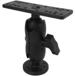 Support rotatif 360� pour sondeur de p�che �lectronique et gps de kayak