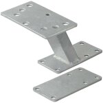 Support de roue de secours avec plaque de montage