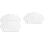 Support de serpilli�re pour robot aspirateur compatible deebot n5 n8 t5 dx55 dj65 - 25 pi�ces blanches, ...