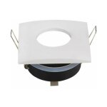 Spot led carr aluminium blanc ? gu10 ? ip65 ? 35w max