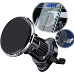 Support t�l�phone magn�tique voiture 360� pour grille a�ration ? universel et rotatif ortviai