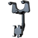 Support de t�l�phone pour r�troviseur, support de r�troviseur de voiture multifonctionnel rotatif � 360 ...