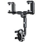 Support de t�l�phone pour r�troviseur de voiture, support de navigation rotatif � 360�