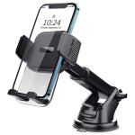 Support t�l�phone voiture, 2023 am�lior� [ventouse ultra puissante] porte telephone voiture tableau de ...
