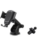 Support de t�l�phone de voiture, 4 - 7, 2 pouces, rotation � 360 degr�s, silicone, universel, noir