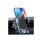 Support t�l�phone voiture grille a�ration rotatif � 360� porte voiture telephone avec un bouton de lib�ration ...