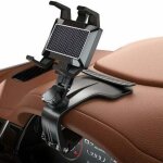 Support de t�l�phone de voiture , r�troviseur multifonction pour tableau de bord de voiture avec pince ...