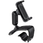 Support t�l�phone voiture rotatif 360� avec pince r�glable, socles de t�l�phone voiture pour tableau ...