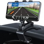 Support de t�l�phone voiture rotation � 360 degr�s, pour tableau de bord, compatible avec gps et les ...