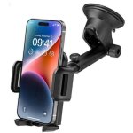 Support telephone voiture ventouse, support t�l�phone voiture pour tableau de bord pare - brise, r�glable ...