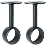 Support de tringle � rideaux support tringle penderie avec vis support de plafond pour rideau et armoire, ...