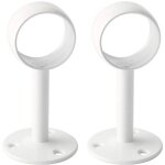 Support tringle rideaux plafond fixation rideau, support tringle penderie avec vis pour rideau et armoire, ...