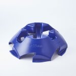 Support trottinette au sol coloris bleu Support trottinette au sol coloris bleu