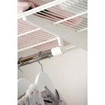 Support tube de penderie pour crmaillres et consoles - systme suspendu - elfa deutschland gmbh