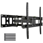 Support tv mural pour �cran plat et incurv� lcd led 32 - 70 pouces, support tv orientable et inclinable, ...