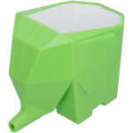 Support de vaisselle plastique �l�phant pour �gouttoir de cuisine, rangement et drainage vert maison