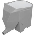 Support de vaisselle plastique en forme d'�l�phant, �gouttoir de cuisine gris pour maison