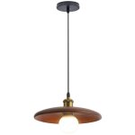 Suspension 28 cm, lustre vintage avec ampoule, plafonnier, lampe de chevet, �clairage d'�lot pour cuisine, ...