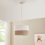 Suspension barton blanc / effet lin lux. pro