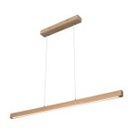Suspension en ch�ne huil� design contemporain avec variateur tactile smal 1 led