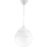 Suspension classique clic - clac globo ip44 e27 42w blanc