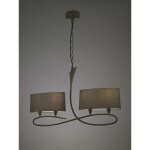 Mantra - suspension, suspension design lua 4l taupe en fabric Mantra - suspension, suspension design lua 4l taupe en fabric