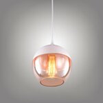Suspension design sph�re style retro vintage contemporain , lustre abat - jour en verre corde ajustable ...