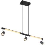 Suspension - hl - noir - m�tal - grande lampe de table � - globo